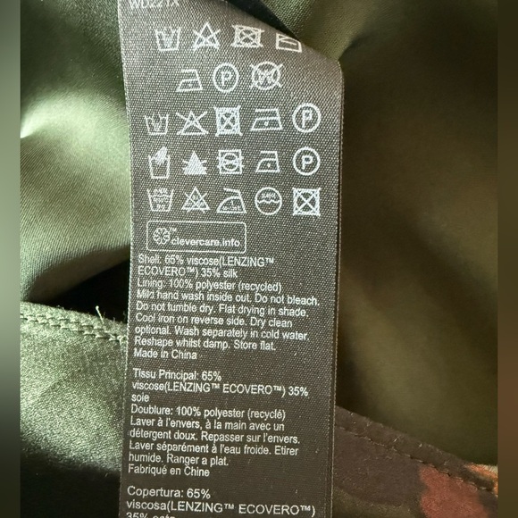 All Saints Elegant Green Floral Dress - Picture 7 of 7